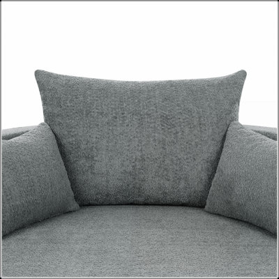 360° Swivel Chair Accent Barrel Chair with 3 Removable Pillows, Ideal for Living Room, Bedroom, and Office Comfort