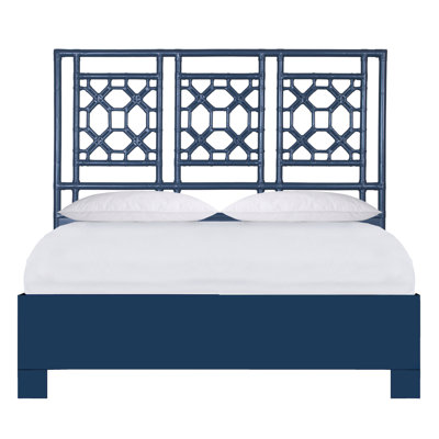 Lattice Back Platform Bed