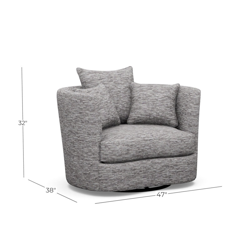 Bruno Swivel Barrel Chair, 8172-81