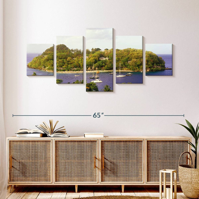West Indies Young Island, H 24 po x l 55 po