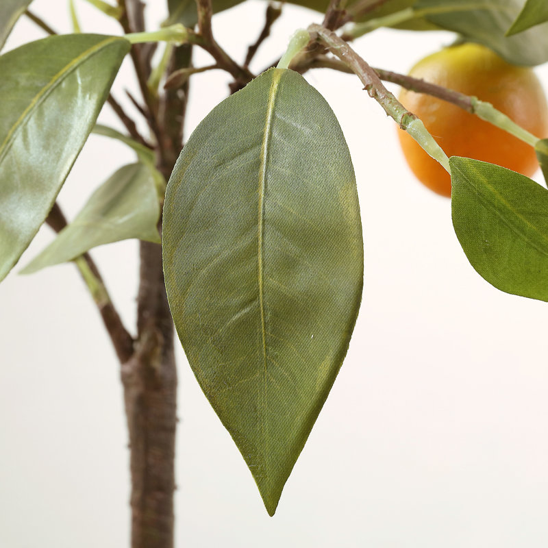 Cora 33.07'' Faux Orange Tree in Freestanding