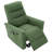 Manual Recliner Chair Rocking and Swivel Recliner Nursery Rocking Recliner Massage Recliner with 8-Point Massage Function and Adjustable Backrest for Living Room, Bedroom and Nursery-1999889025