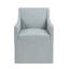 Chaise avec accoudoirs à roulettes avec jupe-438328517