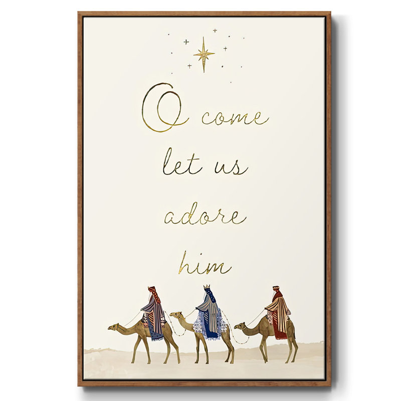 Collection Away In A Manger B, H 25 po x l 17 po x P 1,5 po, Noyer