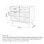 Élégante commode rustique vieillie