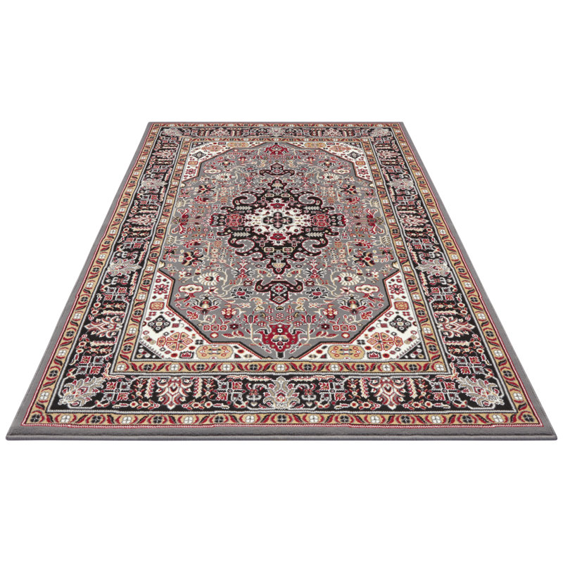 Skazar Isfahan Tufted Grey Rug, Rectangle 200 x 290cm