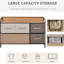 Commode 5 places pour chambre à coucher, avec coffre de rangement design et portable