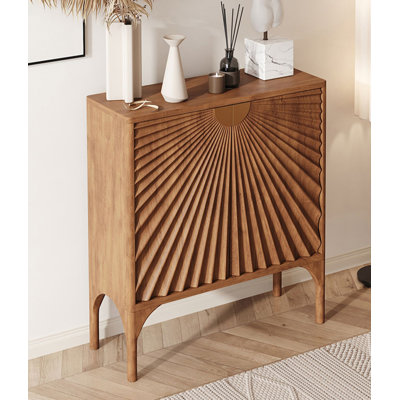 Modern Creative Art Carving Accent Cabinet