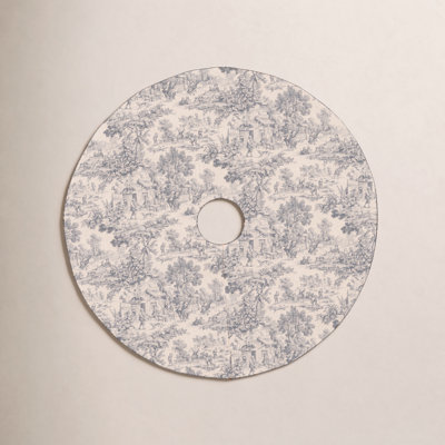 Toile Christmas Tree Skirt