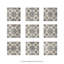 DAnticatto Decor 9" x 9" Porcelain Patterned Wall & Floor Tile