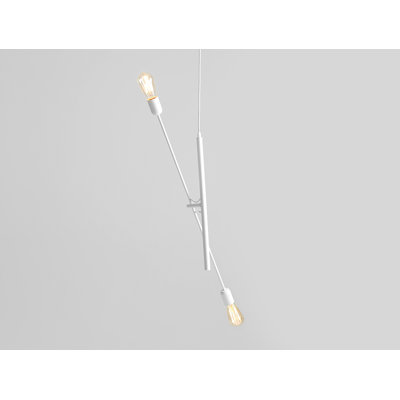 Allegra 2 - Light White Unique/Statement Pendant