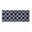 Tapis de bain réversible en microfibre touffetée à poils longs (un seul tapis)