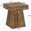 Table d'appoint inspirée de la nature avec finition rustique
