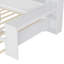 Lit de jour double en bois avec tablettes de rangement, lit gigogne simple-861468167
