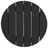 vidaXL Garden Bar Set 3 pcs Black HDPE