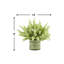 Centres de table hydrangées florales en pot