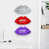Argent / rouge / mauve
