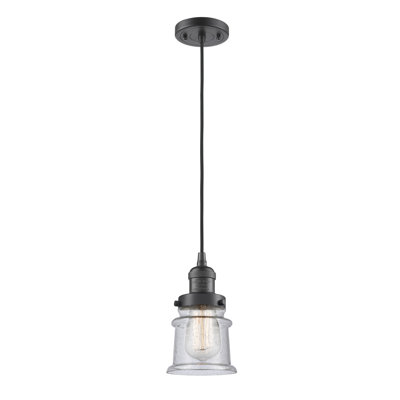 Luminaire suspendu en forme de cloche à 1 lumière Alexandira