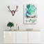 Northern Lights Over Skagsanden Beach - Wrapped Canvas-56643756