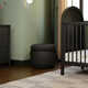 Enoki 21" Wide Round Storage Ottoman with Storage