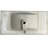 Ceramic Sink For Bathroom 36 Inch - White, , Overflow Hole, Pre-drilled Faucet 36.57 In. Depth X 18.59 Width 6.64 Height, Construction Vanity White Porcelain, Water-, Overflow, Height