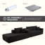 Canapé modulaire rembourré 2 pièces Natick-1814187210-1814187205