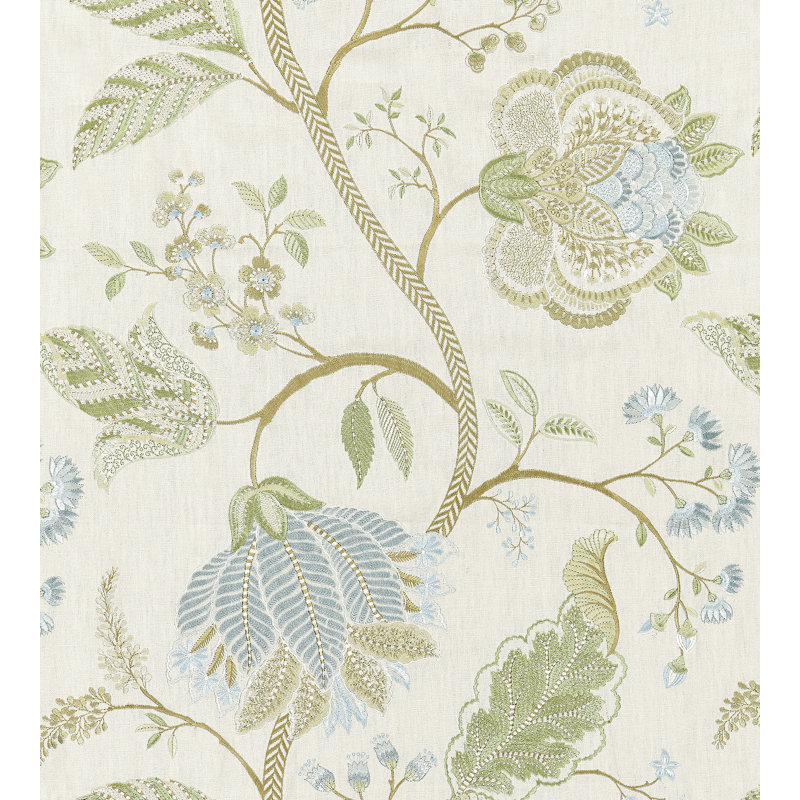 La Boheme Fabric, Beige/Green