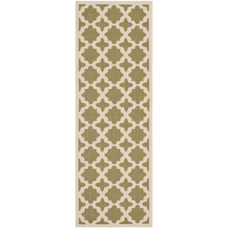 Herefordshire Performance Geometric Indoor/Outdoor Area Rug, Runner 2'3" x 10'