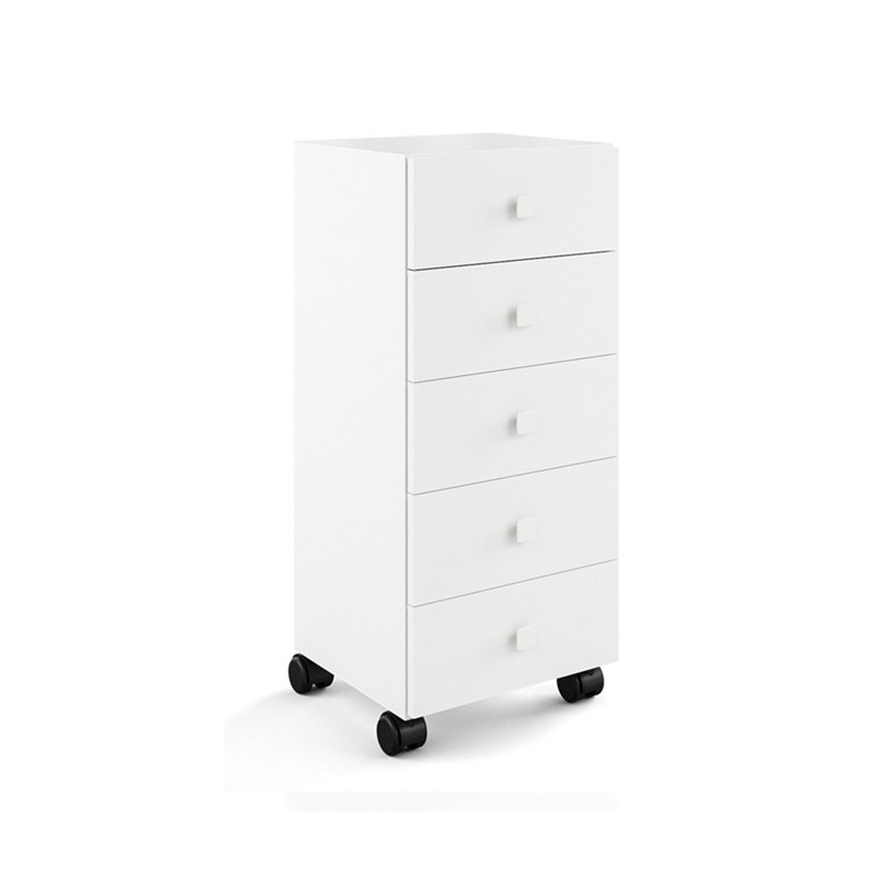Runner Metal Bathroom Cabinet, White