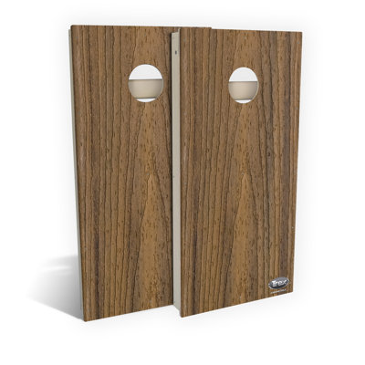 Ensemble de planches de cornhole Trex Havana Gold toutes saisons | Comprend (2) planches (8) sacs et accessoires optionnels