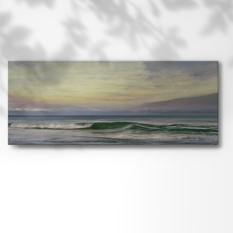 Notre vue sur toile, H 12 po x l 30 po x P 1,5 po