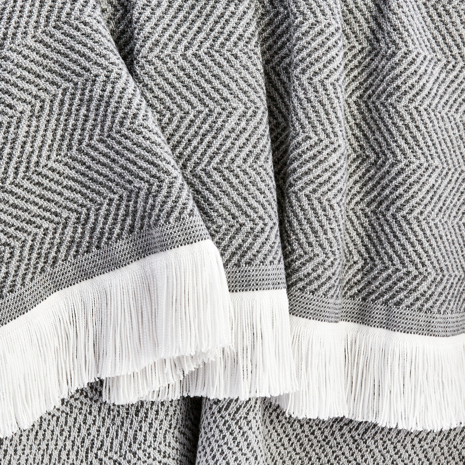 Sunbrella® Performance Throw Blanket, Pewter