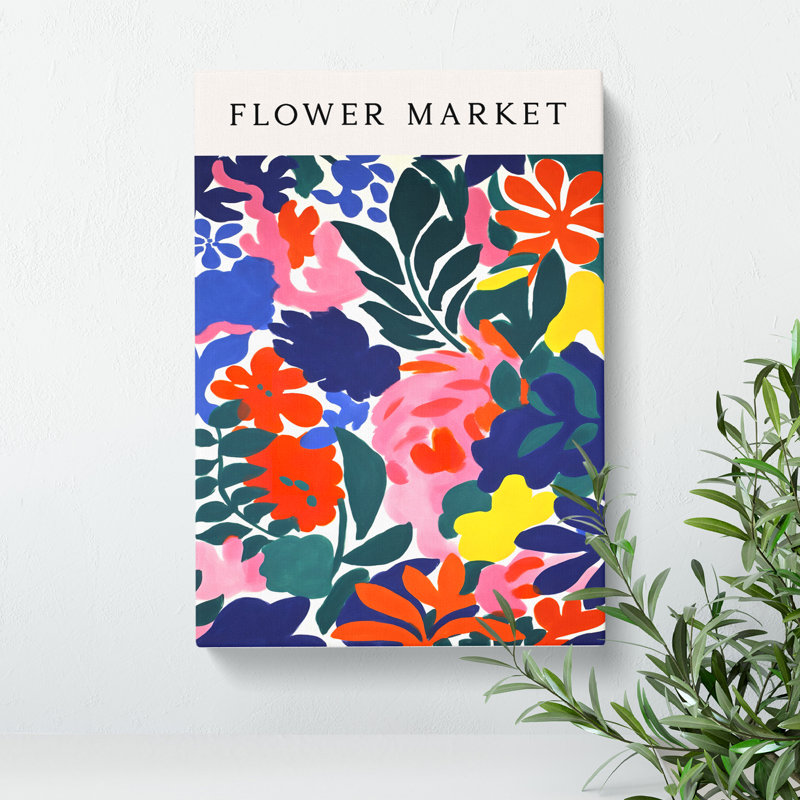 XMKTMKT-596 The Flower Market Exhibition No. 5 - Wrapped Canvas, 50cm H x 35cm W x 3cm D