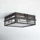 Blithe 2 Light Glass Flush Mount