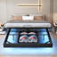 Upholstered Ottoman Storage Bed-1092654697