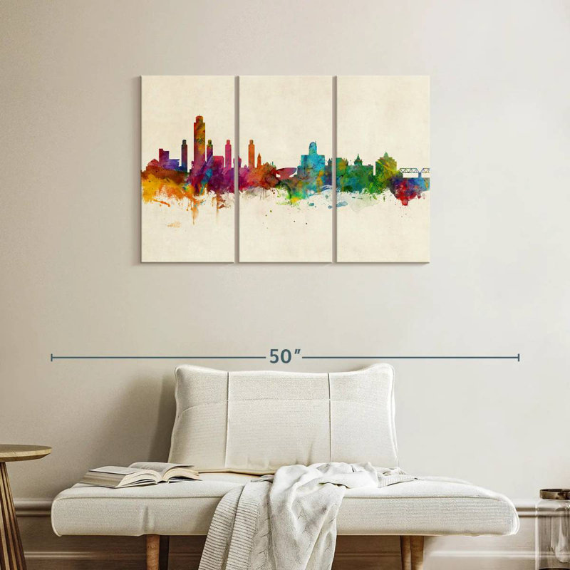 Nicci Albany, horizon de New York I, H 24 po x l 38 po