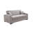 "75" 3-in-1 Convertible Modern Sofa With Pull Out Bed, Reclining Backrest, Cup Holders, Pillows - Light Grey