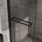 Double Sliding Shower Door. H Aluminum Framed Shower Enclosure With SGCC Clear Tempered Glass, Stainless Steel Hardware