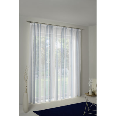 Matthew Pencil Pleat Semi Sheer Curtain