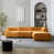 Tissu orange est en rupture de stock