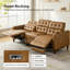 Gurdarshan Leather Dual-Motor Power Reclining Sofa-2035900875