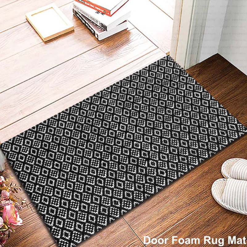 Ensemble de tapis anti-fatigue 2 pièces Jevyn, Noir
