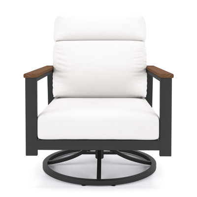 Townsend Metal Outdoor Rocking Chair With Sunbrella Cushion