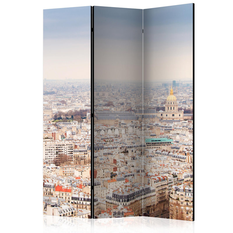 Haize 135cm W x 172cm H 3 - Panel Solid Wood Folding Room Divider
