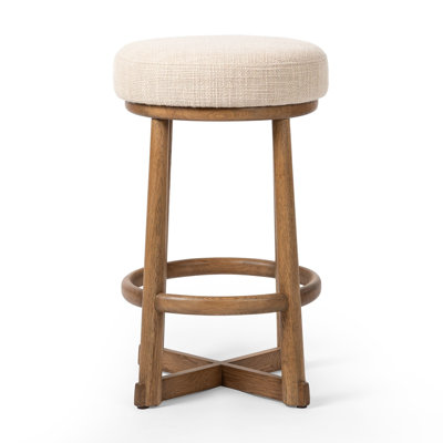 Staria Swivel Stool-Warm Oak-Counter