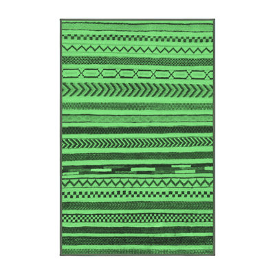 Tapis vert émeraude Abstract 2269