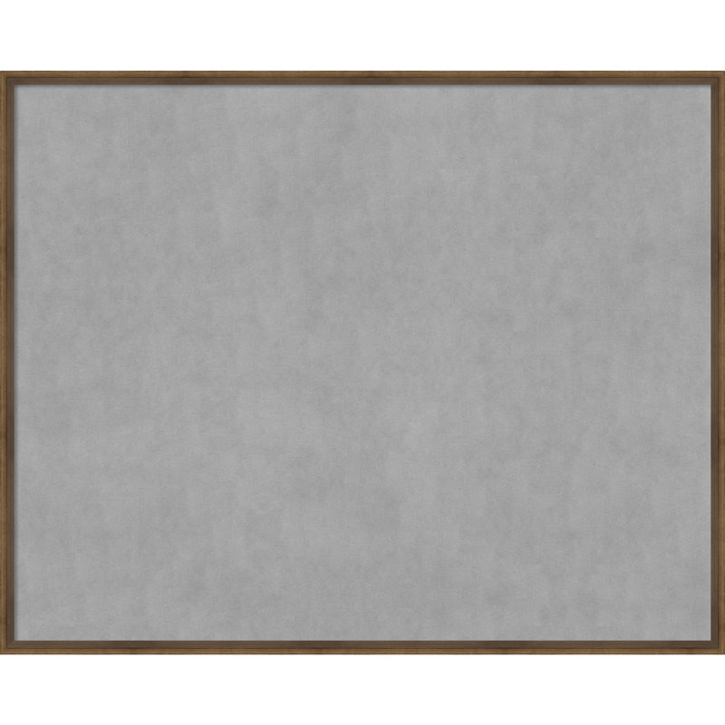 Tableau magnétique encadré bronze clair Lucie, H 33 po x l 41 po