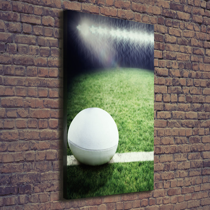 Rugby Ball - Wrapped Canvas Print