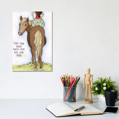 High Horse by Jamie Morath - Wrapped Canvas Print