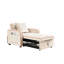 Trois-en-un canapé-lit pliant canapé-lit réglable en arrière dans un canapé inclinable lit simple adulte moderne lit couchette blanc crème-1819810662